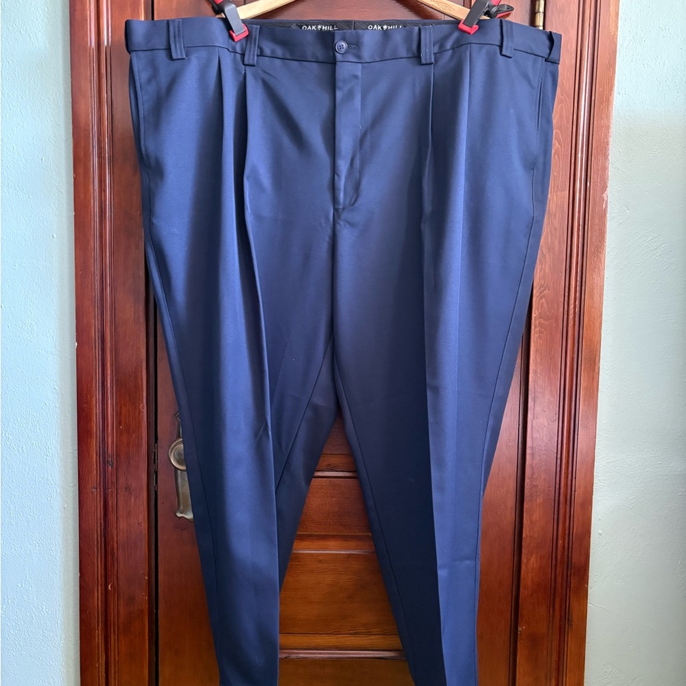 BIG AND TALL! Classic Navy Men's Dress Pants